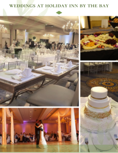 Shows wedding ideas at Holiday Inn By the Bay